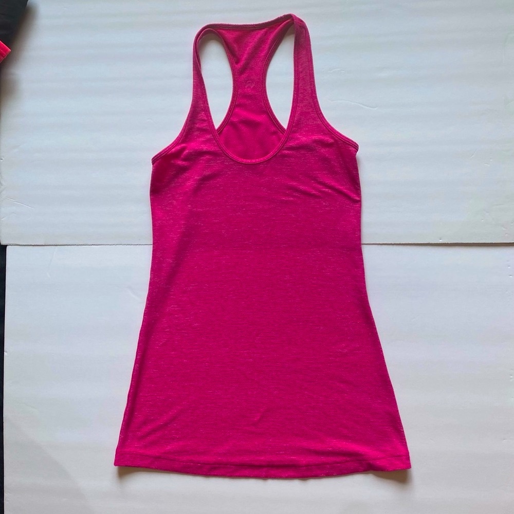 Lululemon Cool Racerback Pink Tank size 4